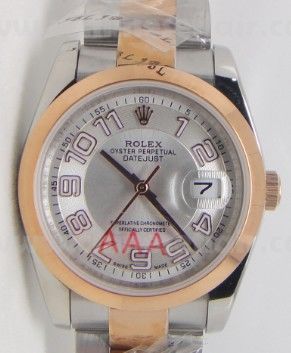 Knockoff Rolex Datejust Watch: 2-Tone Oyster Perpetual
